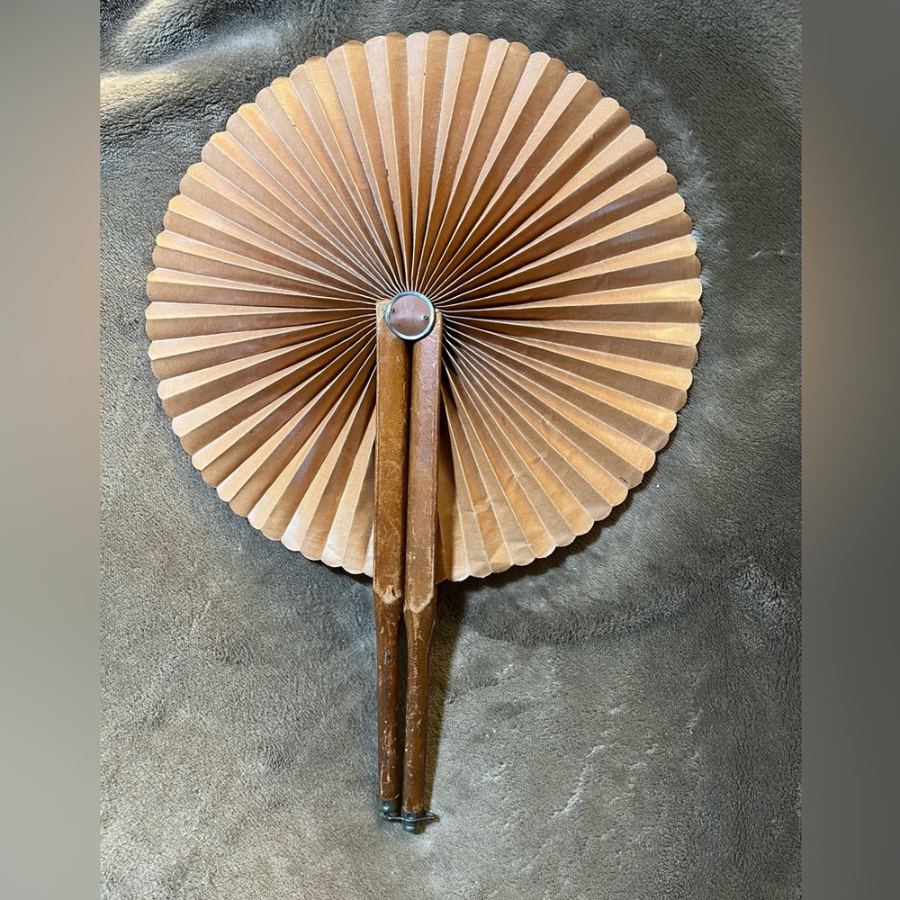 Vintage Victorian Mourning Fan